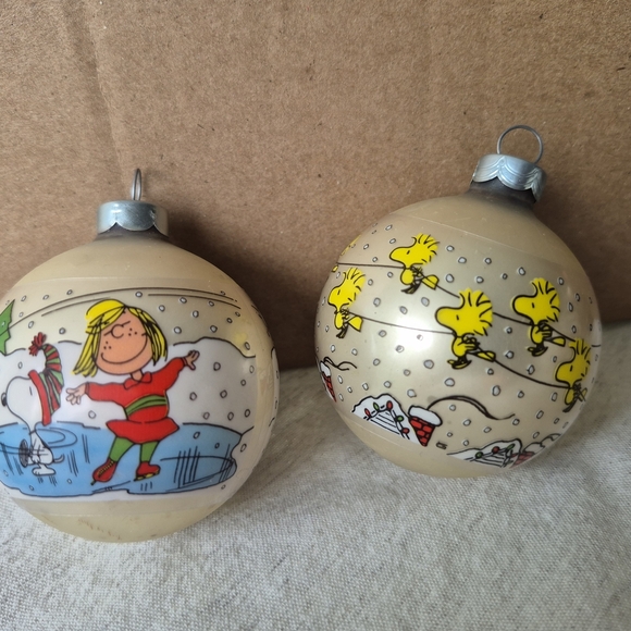 Peanuts Christmas Ornaments with Snoopy and Woodstock - Picture 1 of 5